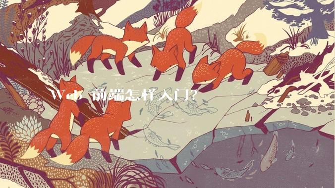 Web 前端怎样入门？