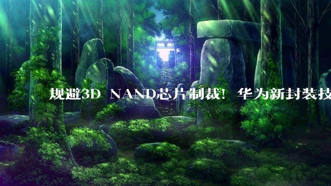 规避3D NAND芯片制裁！华为新封装技术来袭，存储领域迎来突破_容量